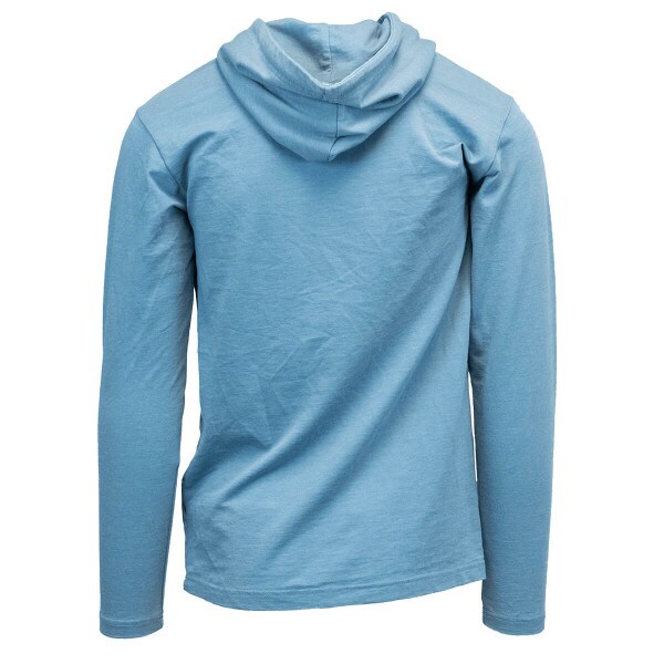 utah state long sleeve tshirt hooded blue